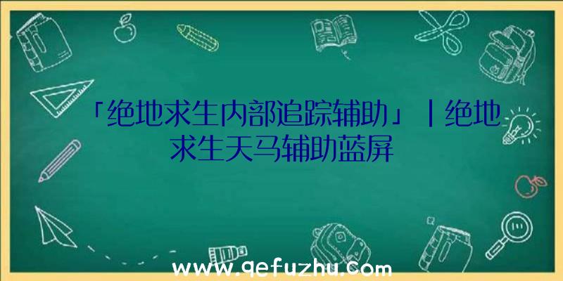 「绝地求生内部追踪辅助」|绝地求生天马辅助蓝屏